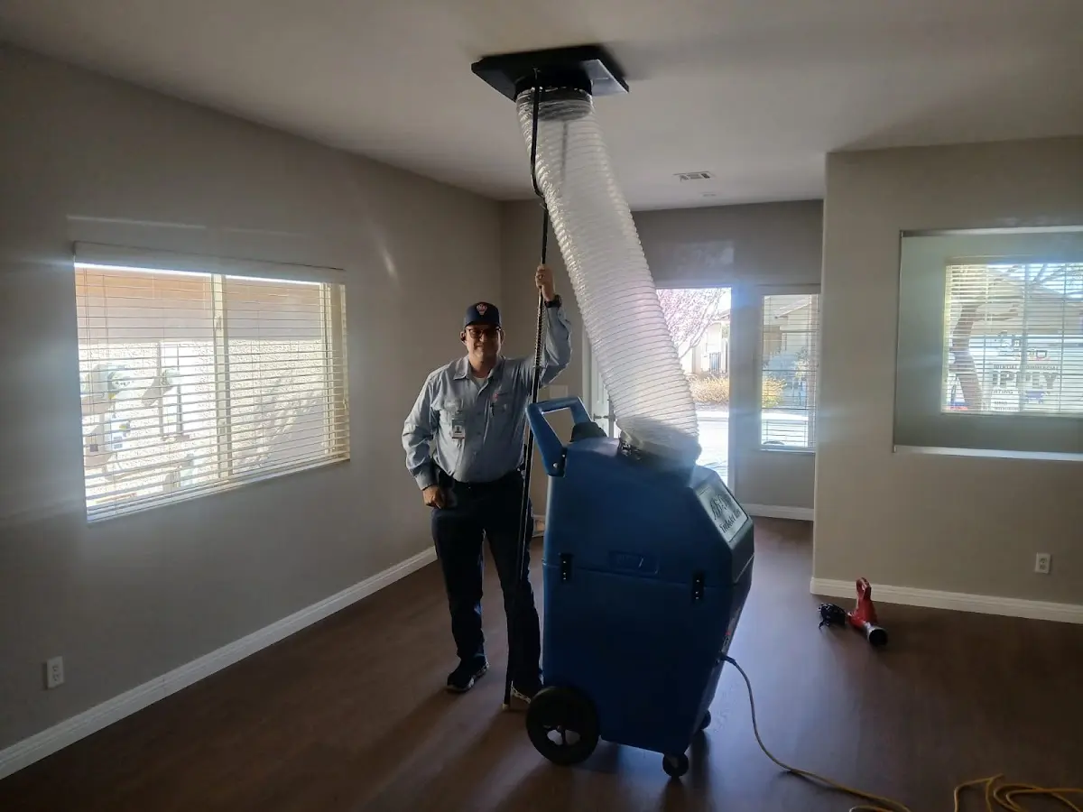 Professional Dryer Vent Cleaning work inside a Ocala home